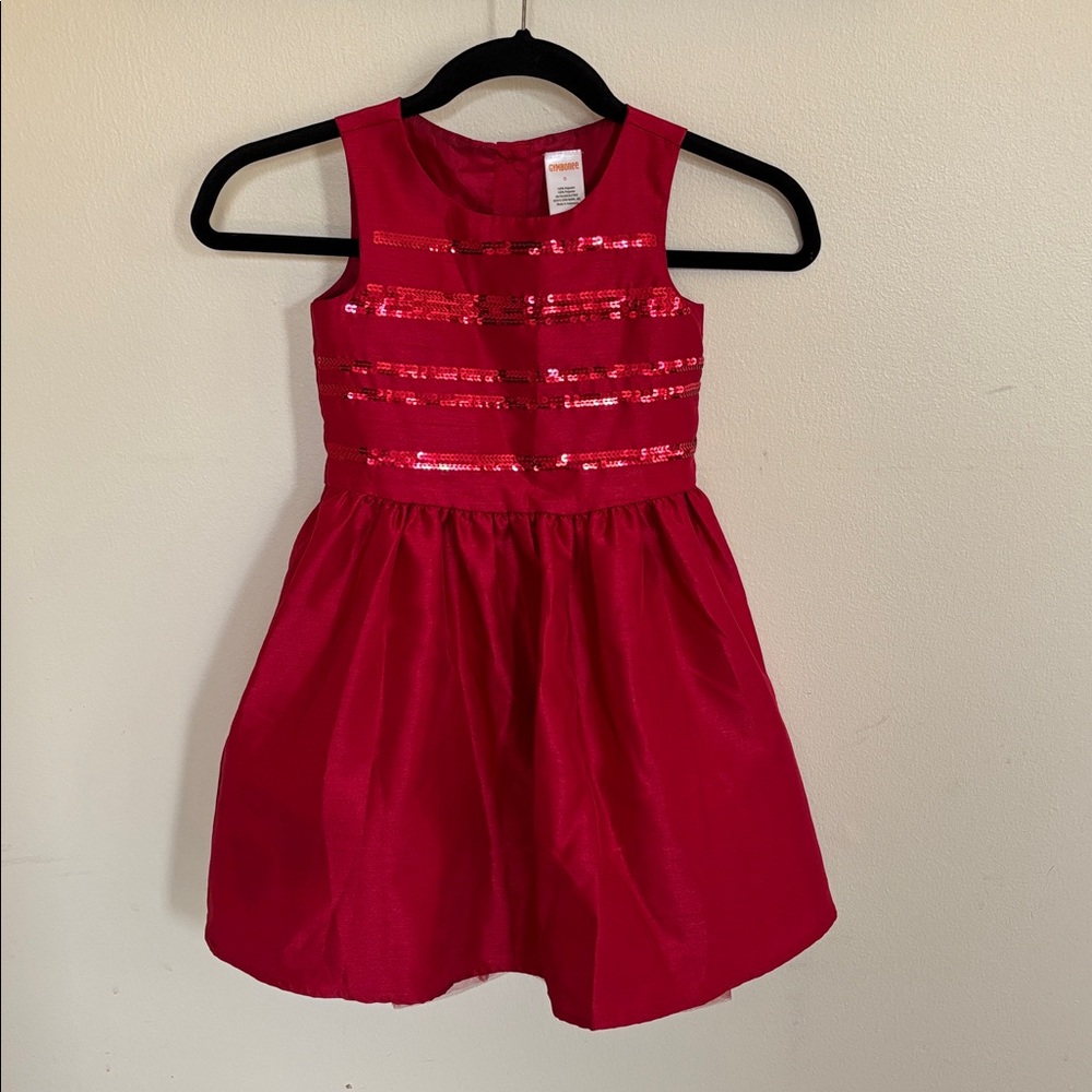 Gymboree red sequence dress